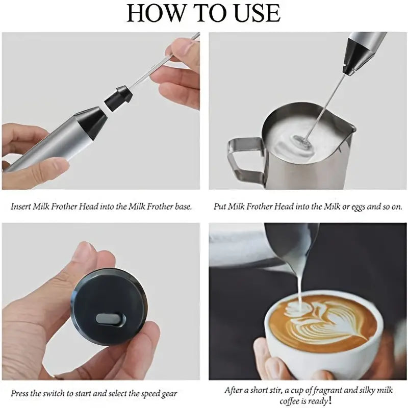 Stainless Steel Electric Milk Frother